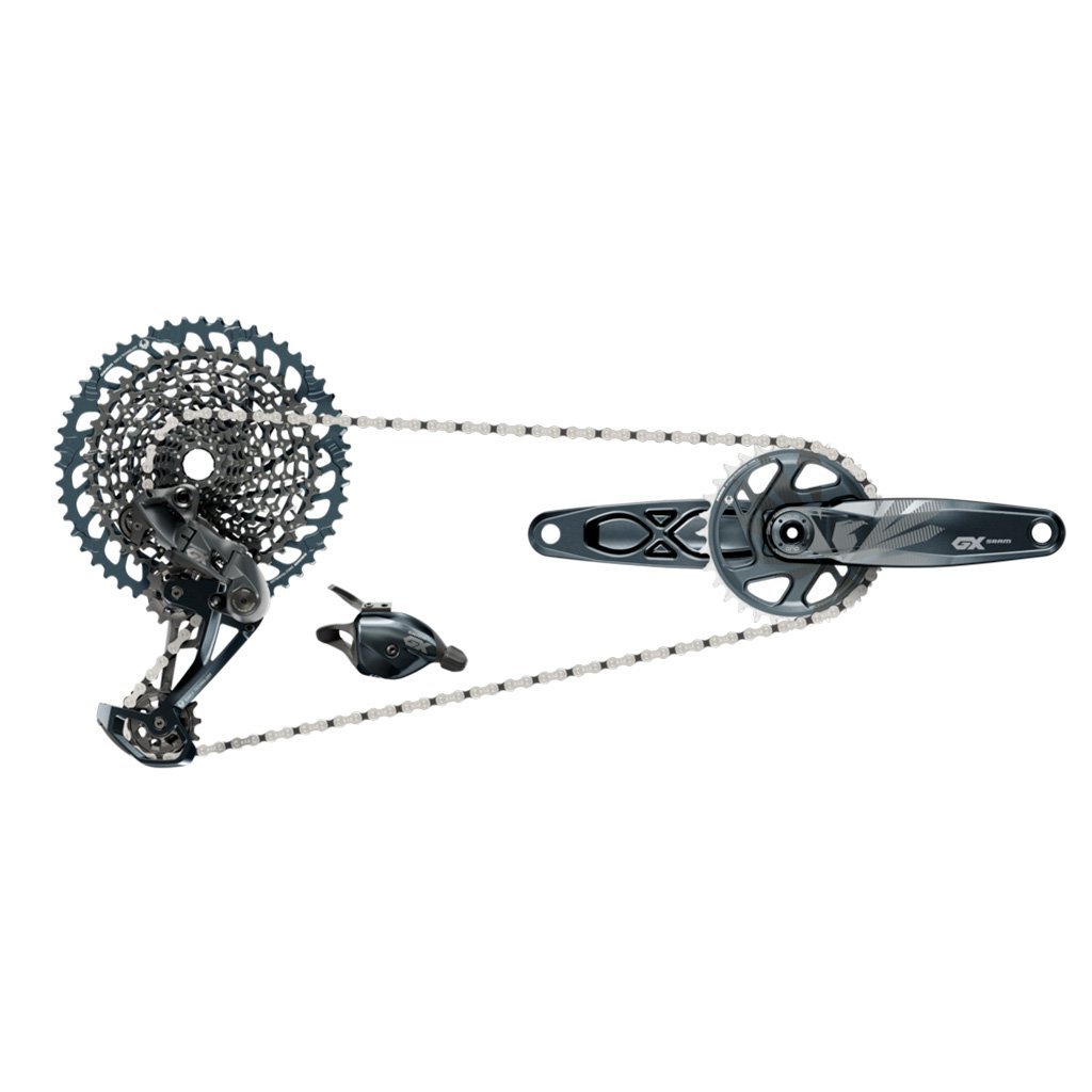 Grupo SRAM GX Eagle de 12 velocidades / Multiplicación con Monoplato de 32 dientes y Brazo de biela de 175 mm / Centro DUB BOOST / Color Lunar - Raudor ¡Rompe tu propio récord!